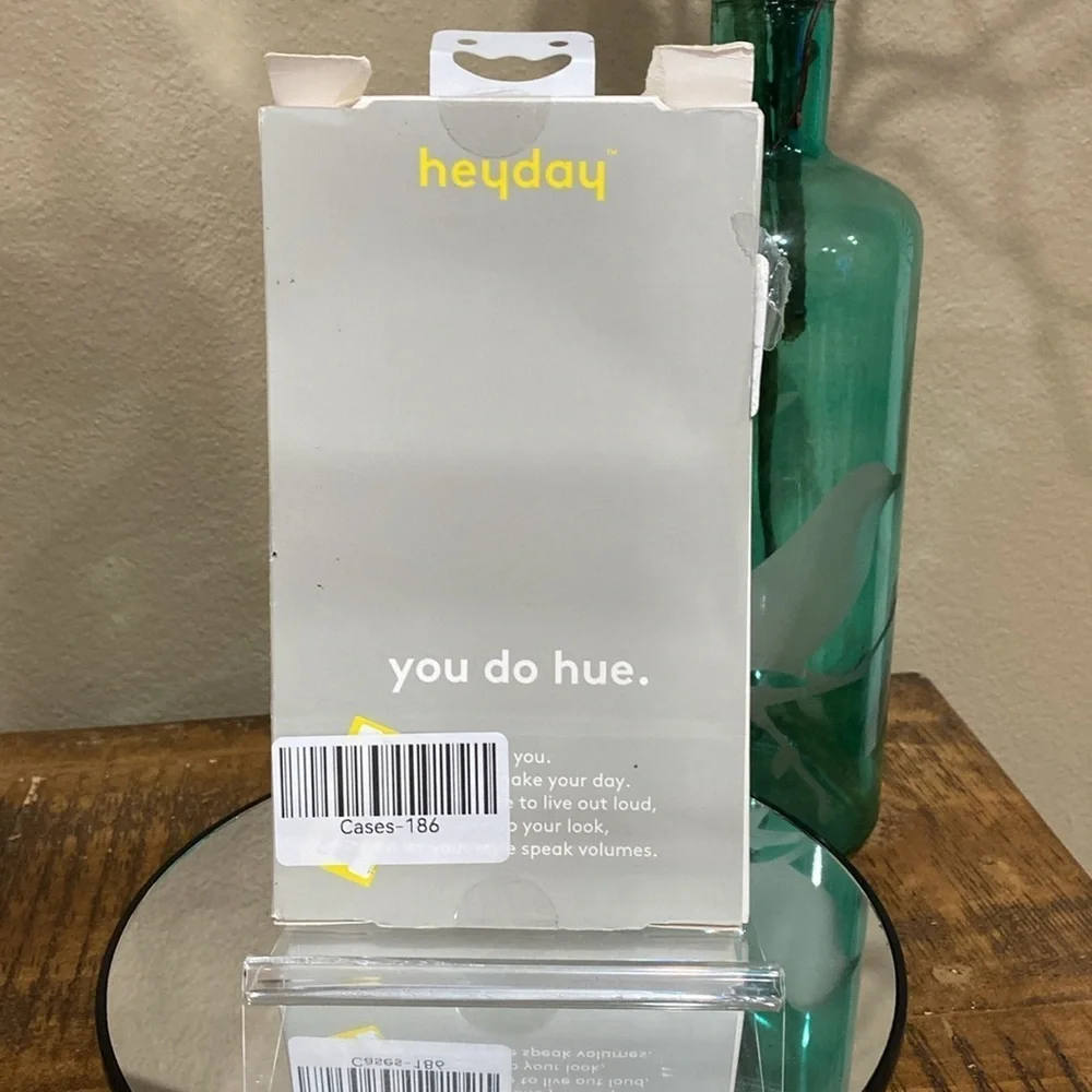 Heyday Black Rugged Phone Case for iPhone 15 Pro, new!